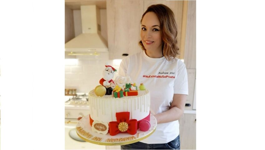 La Mulți Ani, Andreea Marin!  Vedeta a primit un tort-surpriză din partea Brand-ului Dulcinella!