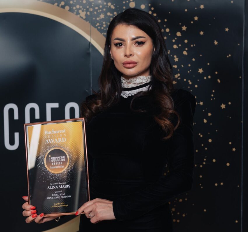 Alina Mariș a fost premiată în cadrul galei ,,I Success Awards” – Romanian Edition