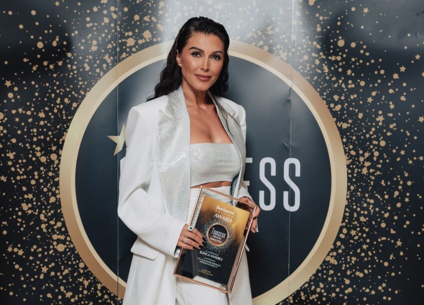 Ilinca Vandici a fost premiată în cadrul galei ,,I Success Awards” – Romanian Edition